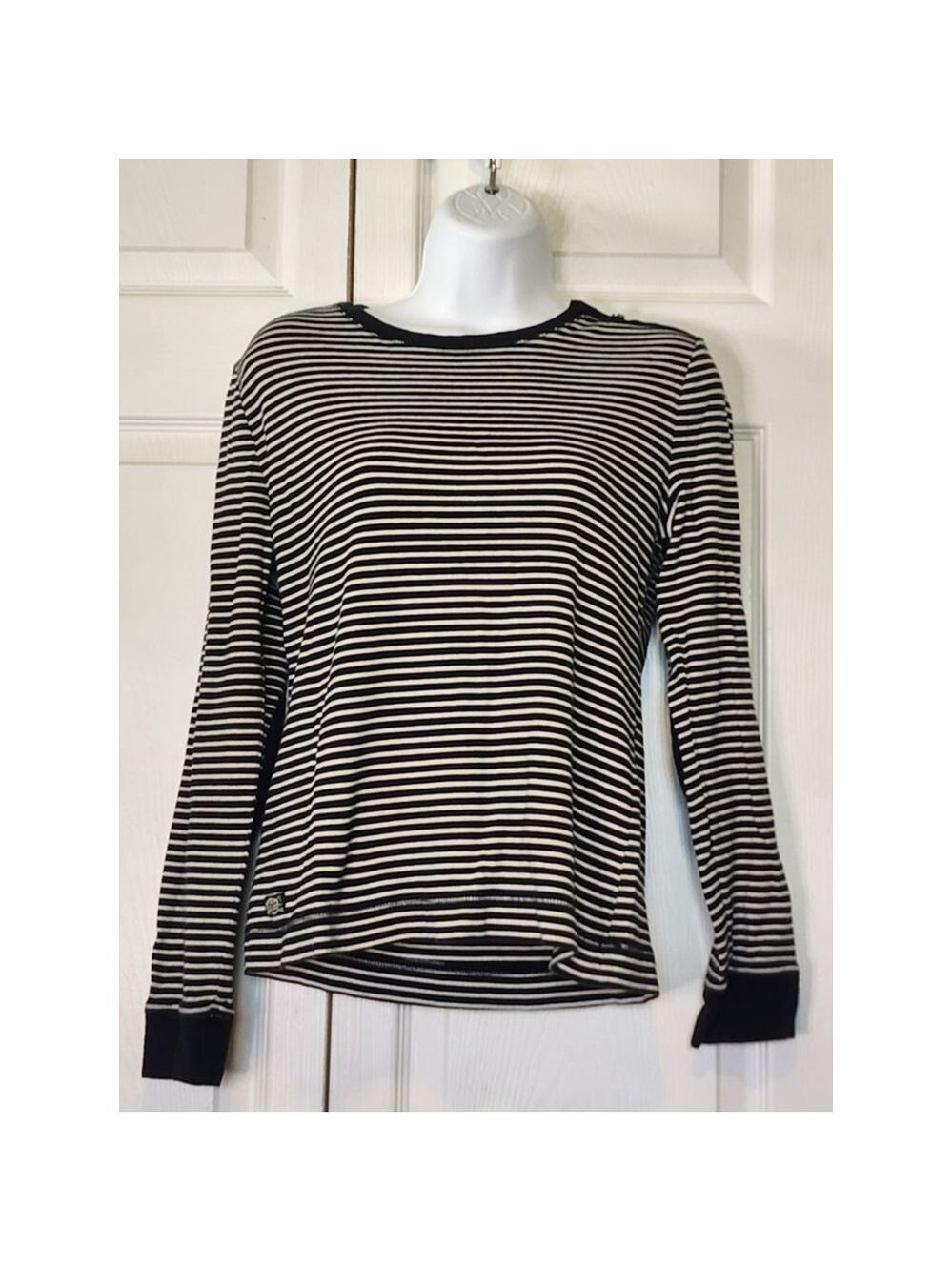 Ralph Lauren Black White Stripe - Picture 2 of 6